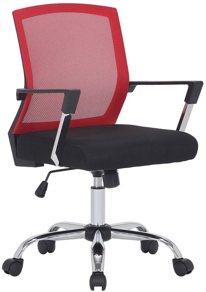 BHM Germany Kancelárska stolička Mableton, čierna/červená